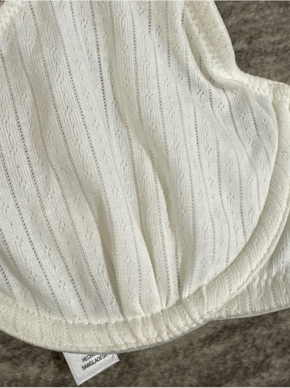 wild fable Cream Lace-Trim Wired  Bra - Picture 3 of 5